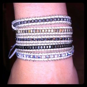 Gorgeous wrap bracelet hand beaded by celeb & real housewives fav brand Nakamol